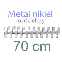 MENR  70cm zamek metal. NIKIEL rozdz.    WYBÓR KOLORÓW